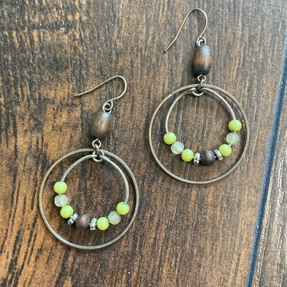 Boho chic dangly earrings